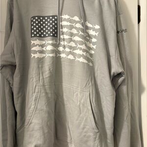 Columbia Light Gray Hoodie